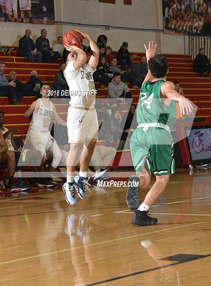 Thumbnail 3 in St. John Bosco vs. St. Mary's (Father Barry Christmas Classic) photogallery.