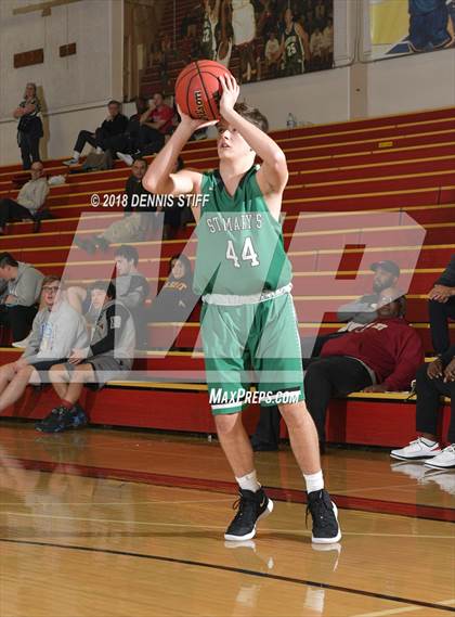 Thumbnail 1 in St. John Bosco vs. St. Mary's (Father Barry Christmas Classic) photogallery.