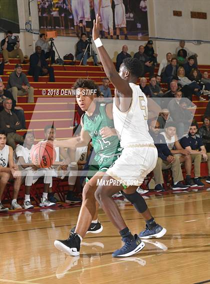 Thumbnail 3 in St. John Bosco vs. St. Mary's (Father Barry Christmas Classic) photogallery.