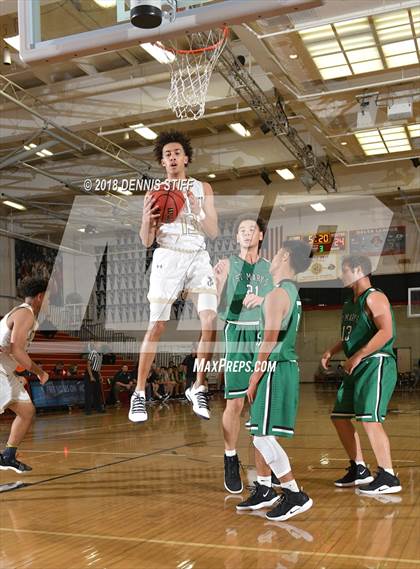 Thumbnail 1 in St. John Bosco vs. St. Mary's (Father Barry Christmas Classic) photogallery.