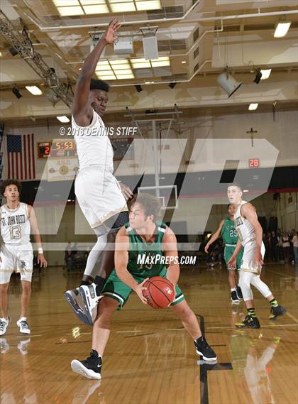 Thumbnail 2 in St. John Bosco vs. St. Mary's (Father Barry Christmas Classic) photogallery.