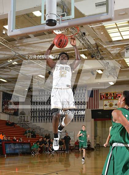 Thumbnail 1 in St. John Bosco vs. St. Mary's (Father Barry Christmas Classic) photogallery.