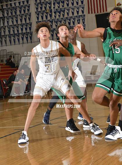 Thumbnail 1 in St. John Bosco vs. St. Mary's (Father Barry Christmas Classic) photogallery.