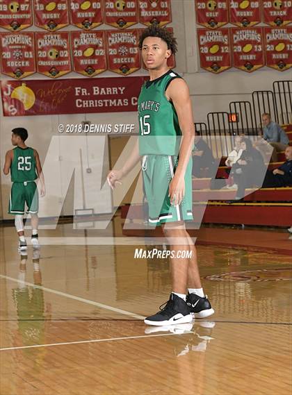 Thumbnail 3 in St. John Bosco vs. St. Mary's (Father Barry Christmas Classic) photogallery.