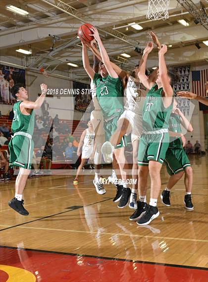 Thumbnail 1 in St. John Bosco vs. St. Mary's (Father Barry Christmas Classic) photogallery.