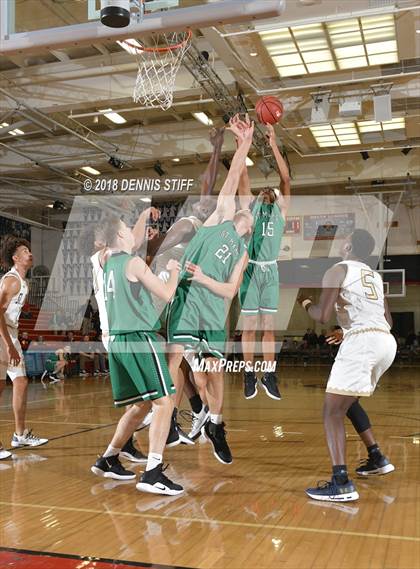Thumbnail 1 in St. John Bosco vs. St. Mary's (Father Barry Christmas Classic) photogallery.