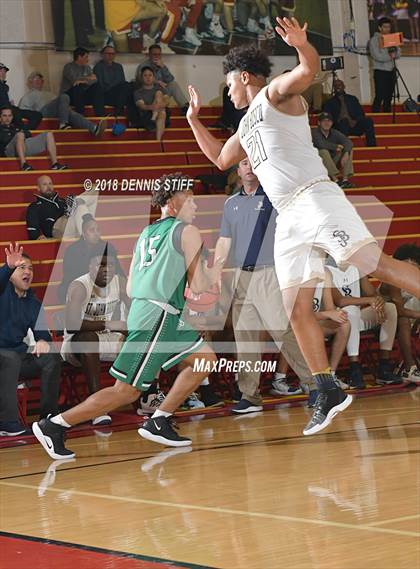 Thumbnail 2 in St. John Bosco vs. St. Mary's (Father Barry Christmas Classic) photogallery.