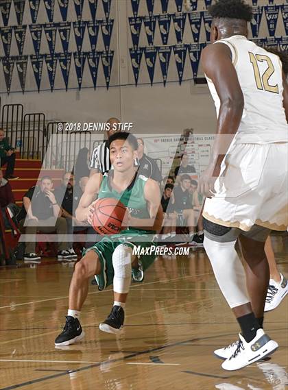 Thumbnail 3 in St. John Bosco vs. St. Mary's (Father Barry Christmas Classic) photogallery.