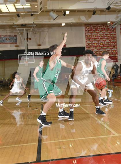 Thumbnail 3 in St. John Bosco vs. St. Mary's (Father Barry Christmas Classic) photogallery.