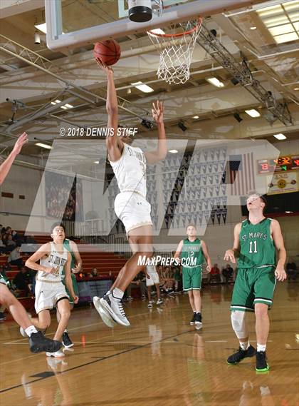 Thumbnail 1 in St. John Bosco vs. St. Mary's (Father Barry Christmas Classic) photogallery.