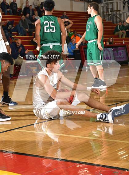 Thumbnail 2 in St. John Bosco vs. St. Mary's (Father Barry Christmas Classic) photogallery.