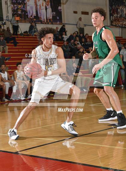 Thumbnail 3 in St. John Bosco vs. St. Mary's (Father Barry Christmas Classic) photogallery.
