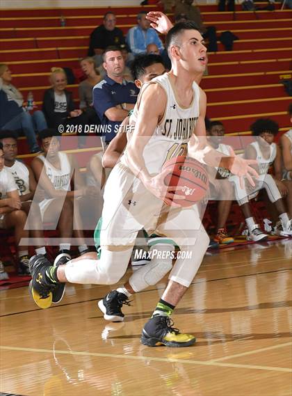 Thumbnail 1 in St. John Bosco vs. St. Mary's (Father Barry Christmas Classic) photogallery.