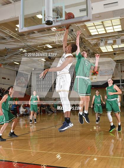 Thumbnail 1 in St. John Bosco vs. St. Mary's (Father Barry Christmas Classic) photogallery.