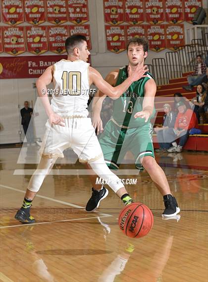 Thumbnail 1 in St. John Bosco vs. St. Mary's (Father Barry Christmas Classic) photogallery.