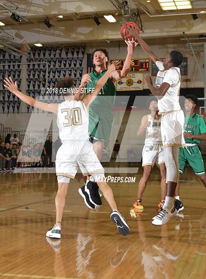 Thumbnail 1 in St. John Bosco vs. St. Mary's (Father Barry Christmas Classic) photogallery.