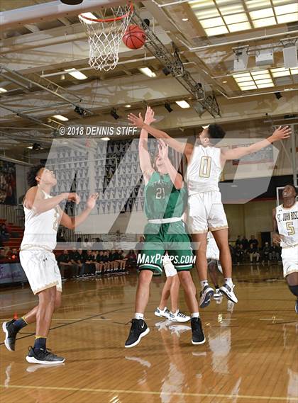 Thumbnail 2 in St. John Bosco vs. St. Mary's (Father Barry Christmas Classic) photogallery.