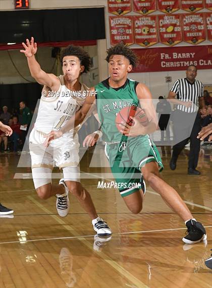Thumbnail 1 in St. John Bosco vs. St. Mary's (Father Barry Christmas Classic) photogallery.