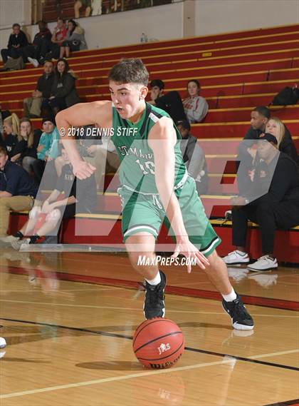 Thumbnail 1 in St. John Bosco vs. St. Mary's (Father Barry Christmas Classic) photogallery.