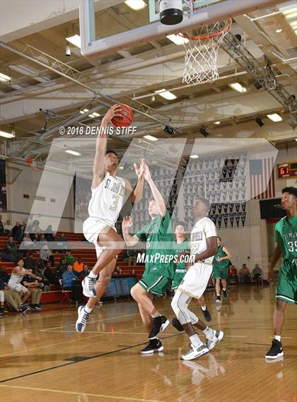 Thumbnail 2 in St. John Bosco vs. St. Mary's (Father Barry Christmas Classic) photogallery.