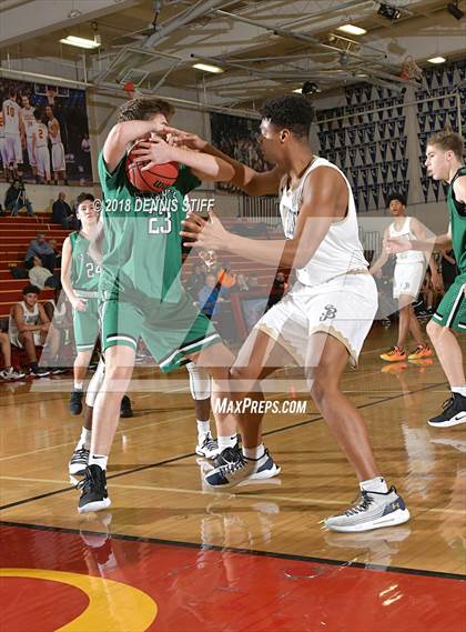 Thumbnail 2 in St. John Bosco vs. St. Mary's (Father Barry Christmas Classic) photogallery.