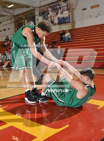 Thumbnail 2 in St. John Bosco vs. St. Mary's (Father Barry Christmas Classic) photogallery.