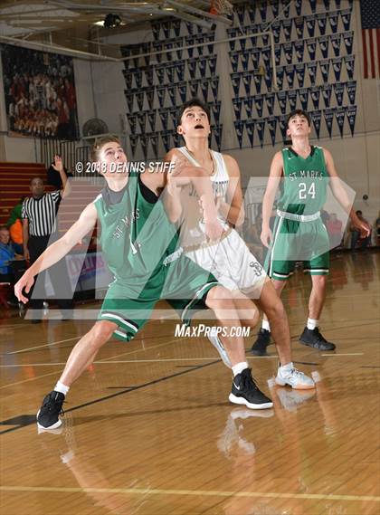 Thumbnail 2 in St. John Bosco vs. St. Mary's (Father Barry Christmas Classic) photogallery.