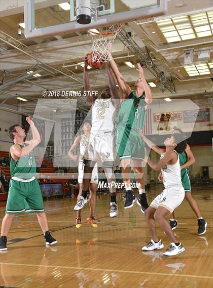Thumbnail 3 in St. John Bosco vs. St. Mary's (Father Barry Christmas Classic) photogallery.