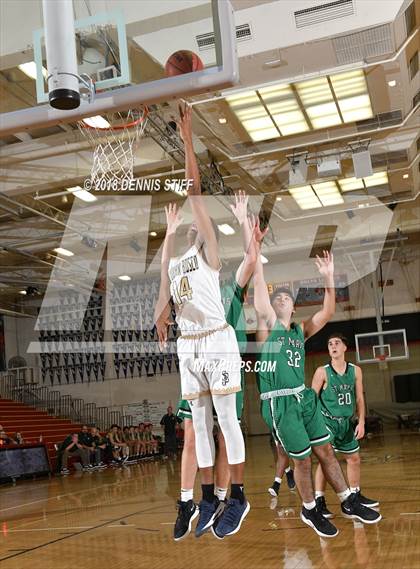 Thumbnail 1 in St. John Bosco vs. St. Mary's (Father Barry Christmas Classic) photogallery.