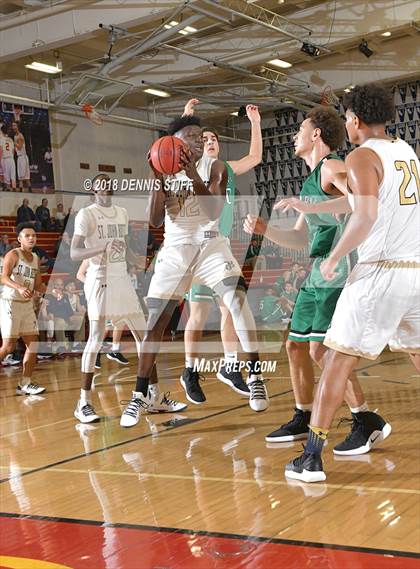 Thumbnail 2 in St. John Bosco vs. St. Mary's (Father Barry Christmas Classic) photogallery.