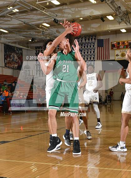 Thumbnail 3 in St. John Bosco vs. St. Mary's (Father Barry Christmas Classic) photogallery.