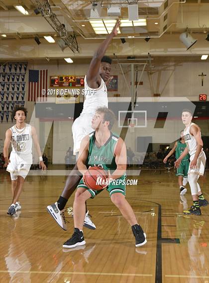 Thumbnail 3 in St. John Bosco vs. St. Mary's (Father Barry Christmas Classic) photogallery.