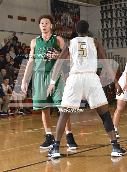 Thumbnail 2 in St. John Bosco vs. St. Mary's (Father Barry Christmas Classic) photogallery.