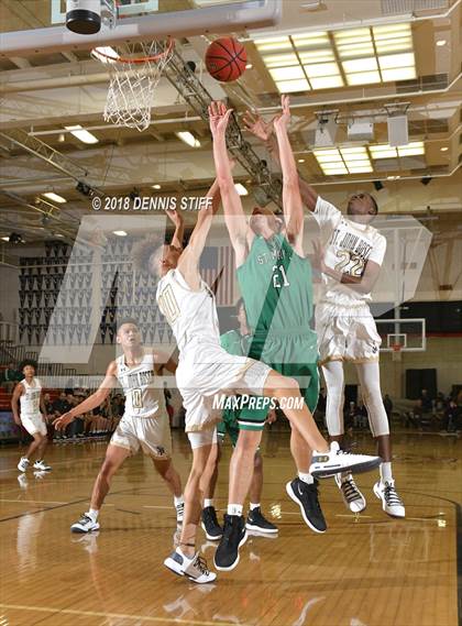 Thumbnail 1 in St. John Bosco vs. St. Mary's (Father Barry Christmas Classic) photogallery.