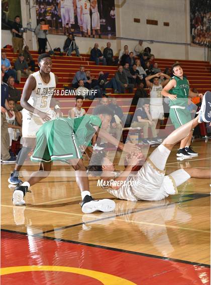 Thumbnail 1 in St. John Bosco vs. St. Mary's (Father Barry Christmas Classic) photogallery.