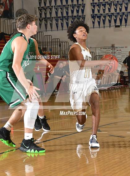 Thumbnail 3 in St. John Bosco vs. St. Mary's (Father Barry Christmas Classic) photogallery.