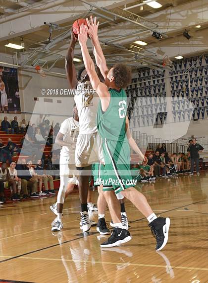 Thumbnail 1 in St. John Bosco vs. St. Mary's (Father Barry Christmas Classic) photogallery.