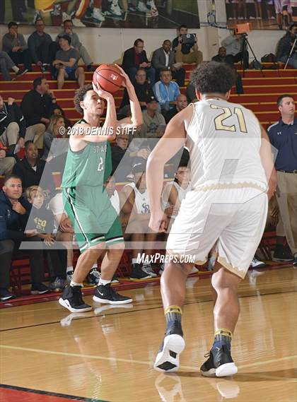 Thumbnail 3 in St. John Bosco vs. St. Mary's (Father Barry Christmas Classic) photogallery.
