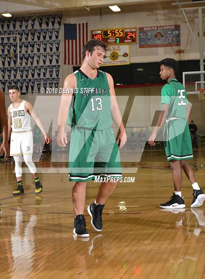Thumbnail 3 in St. John Bosco vs. St. Mary's (Father Barry Christmas Classic) photogallery.