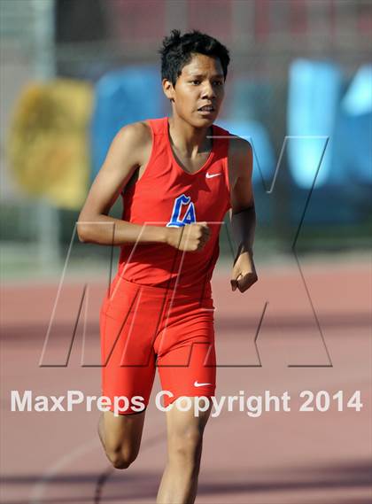 Thumbnail 2 in Los Altos @ West Covina Boys Varsity Track & Field photogallery.