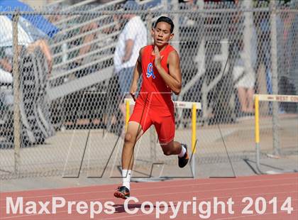 Thumbnail 2 in Los Altos @ West Covina Boys Varsity Track & Field photogallery.