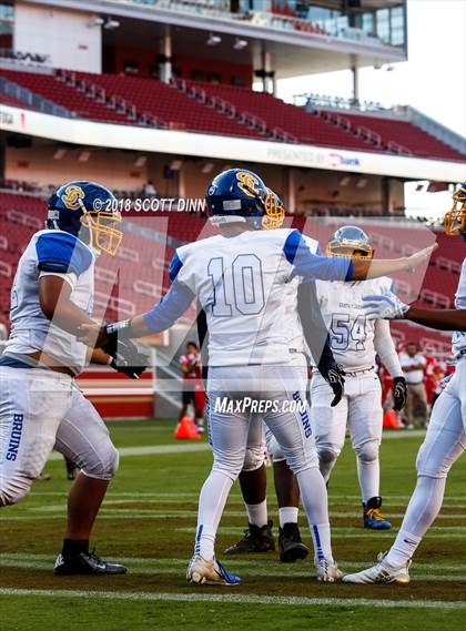 Thumbnail 1 in Santa Clara vs Saratoga (Levi's Stadium Series) photogallery.