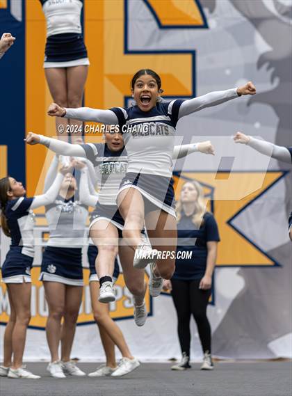 Thumbnail 1 in Marin Catholic - CIF Northern Regional Cheer Championships photogallery.