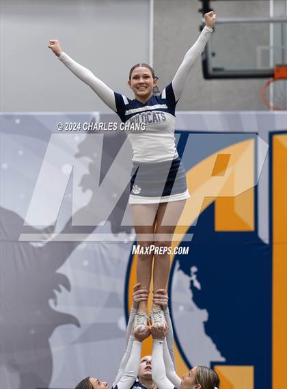 Thumbnail 1 in Marin Catholic - CIF Northern Regional Cheer Championships photogallery.
