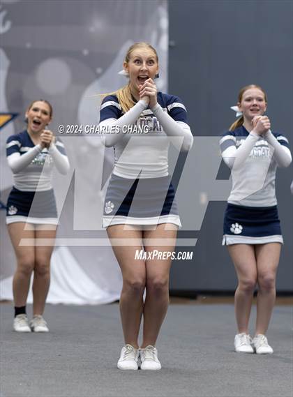 Thumbnail 1 in Marin Catholic - CIF Northern Regional Cheer Championships photogallery.