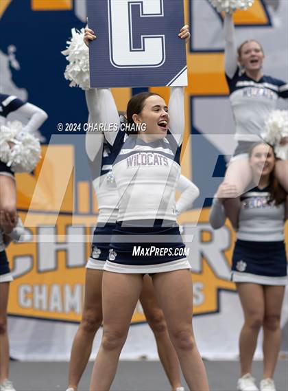 Thumbnail 1 in Marin Catholic - CIF Northern Regional Cheer Championships photogallery.