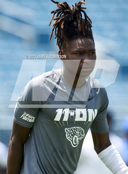 Thumbnail 2 in Trinity Christian Academy vs Camden County (Jaguars Prep 11-On Tournament) photogallery.