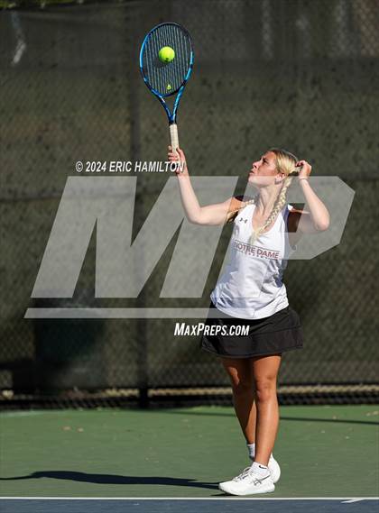 Thumbnail 1 in Notre Dame Academy vs Marymount photogallery.