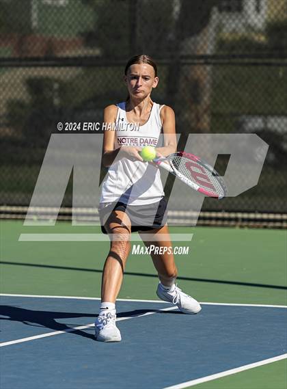Thumbnail 3 in Notre Dame Academy vs Marymount photogallery.