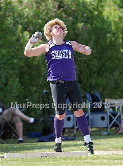 Thumbnail 1 in CIF NS Masters Track & Field Championships (Boys Shot Put) photogallery.